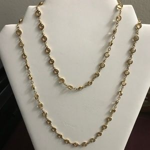 Touchstone Crystal Gold Chanelle Necklace